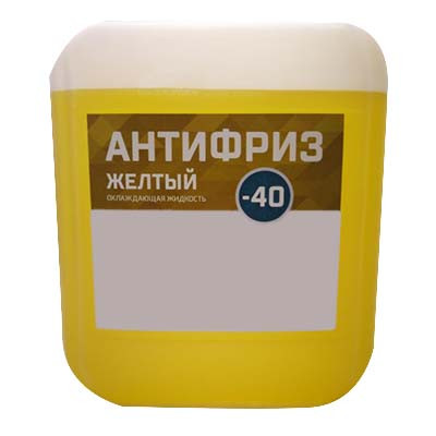 Антифриз желтый 20кг (готовый -40С) G12+ RENAULT41-01-001 TYPED (шт-литр) (18 литров) INTEGER YC1009H