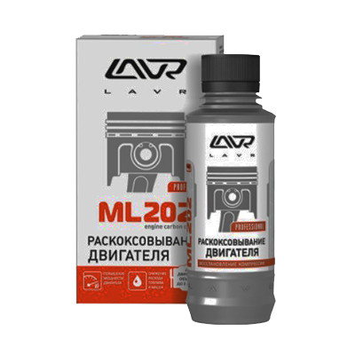 Раскоксовка двигателя ML202 Anti Coks Fast для стандартного двигателя 185мл 12 часов LAVR Ln2502
