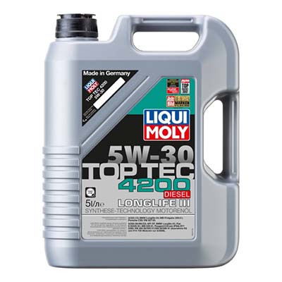 Масло моторное Luqui Moly Top Tec 4200 Diesel 5W30 CF C2 (5) 2376