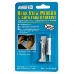 Клей зеркала заднего вида ABRO RV495R