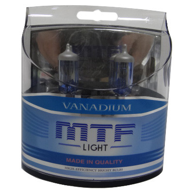 Лампа H4 60/55W MTF Vanadium 5000К (к-т 2шт.) HVN1204