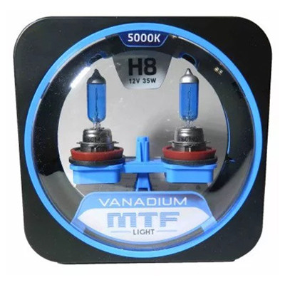 Лампа H8 35W MTF Vanadium 5000K (к-т 2шт.) HVN1208