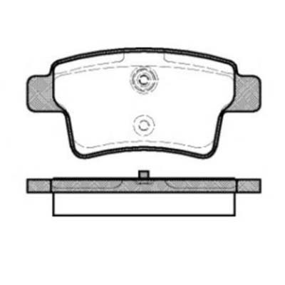 Колодки тормозные зад.Citroen C4 Picasso 1.8/2.0 16V/1.6HDi/2.0HDi 06> ор.425432 Sangsin SP1831