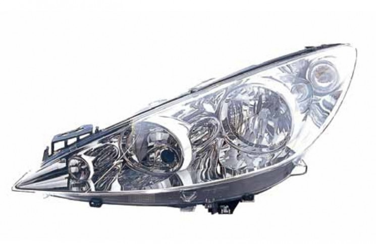 Фара левая Peugeot 308 07-11 под корректор ор.6208F5 DEPO 5501144LMLDEM
