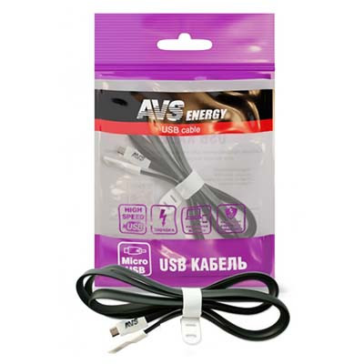 Кабель micro USB(1м) MR-331 (плоский) AVS a78038s