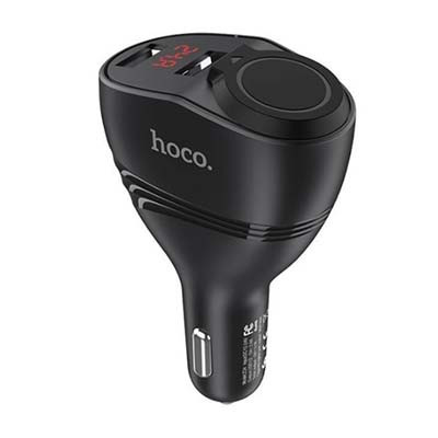Зарядное устройство в прикуриватель 2 USB + гнездо прикуриватель HOCO Z34