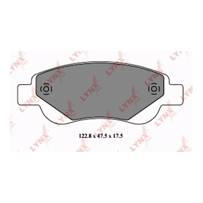 Колодки перед Peugeot 107/Citroen C1/Toyota Aygo/Geely GC2 05- ор.425328 LYNX BD6103
