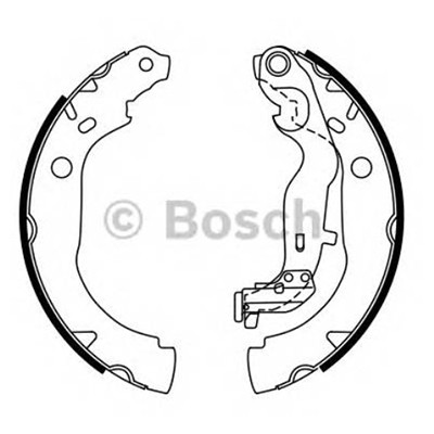 Колодки тормозные зад.Arkana/Duster/Kaptur (4WD) (d230) ор.440605238R Bosch 0986487774