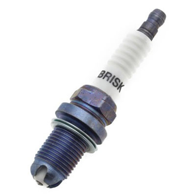 Свеча зажигания Megane/Duster/Largus K4M/F4R/Samand 1,8/Spectra 1.4-1.6 серебро 03- ор.7700500155 Brisk DOR14LGS