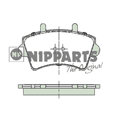 Колодки перед GDB1442 ор.7701207339 Nipparts J3601079