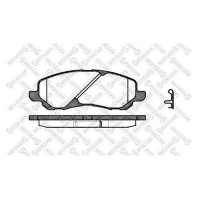 Колодки перед Citroen C4 Aircrosser/Lancer IX-X/ASX ор.1607690480 Stellox 815002BSX 