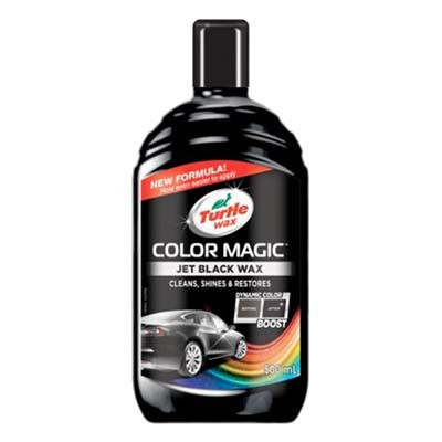 Полироль COLOR MAGIC JET BLACK WAX черный (500мл) TURTLE WAX 53237