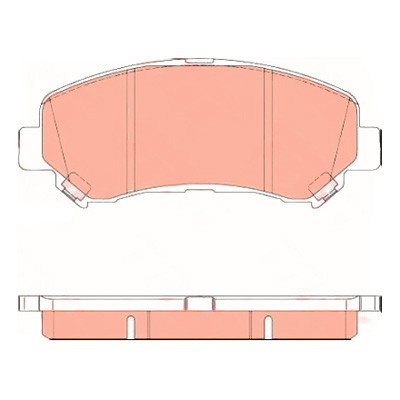 Колодки перед Koleos 4*4 GDB3467 ор.410600023R TRW GDB3467