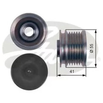 Шкив генератора Peugeot 308/3008/508/RCZ ор.1611138280 Gates OAP7115
