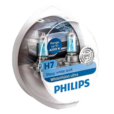 Лампа H7 55W +60% Philips 12972WVUSM 
