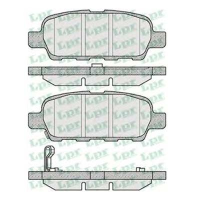 Колодки тормозные зад.Koleos GDB3294 ор.410601408R LPR 05P857