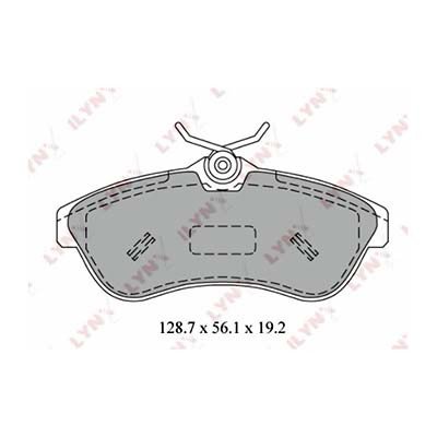 Колодки перед Citroen C2 GDB1496 ор.425237 LYNX BD2205