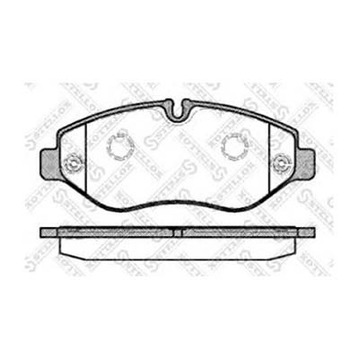 Колодки тормозные передние  STELLOX 001093BSX