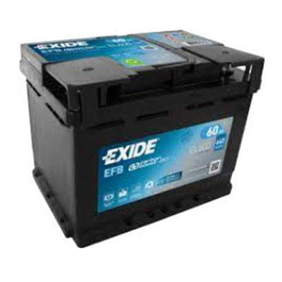 Аккумулятор 60 AH 540A (242*175*190) обратная полярность ор.7711238597 EXIDE EL600