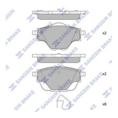 Колодки тормозные зад.Citroen C4 Picasso ор.1609000980 Sangsin SP4211