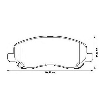 Колодки тормозные перед Citroen C4 Aircrosser/Lancer IX-X/ASX ор.1607690480 Patron PBP1621