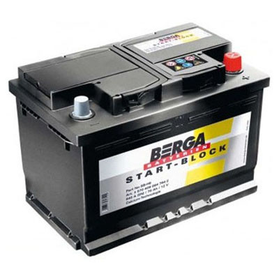 Аккумулятор 56 AH 480A (242*175*190) обратная полярность Berga 556400048