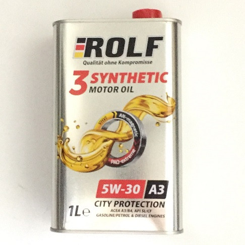 Масло моторное Rolf 3-SYNTHETIC 5W30 A3/B4 SL/CF (1) 322550