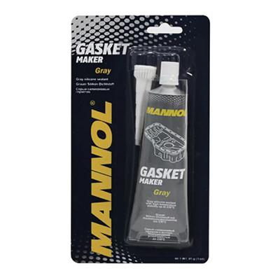 Герметик "MANNOL " 9913 Gasket Maker Gray (85 гр) (силик, серый, от-40 С до +230 С), 9913