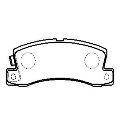 Колодки тормозные зад.TOYOTA дисковые ор.0446620020 CTR CKT4