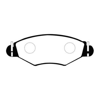 Колодки перед Peugeot 206 GDB1321 ор.425320 HSB HP5047