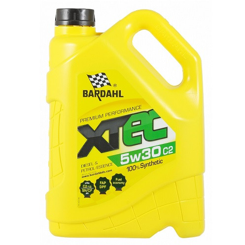 Масло моторное Bardahl XTEC 5W30 C2 SN/CF (DPF) (5) 36533