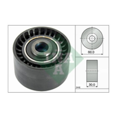 Ролик обводной ремня ГРМ Citroen C2-4/Berlingo/Peugeot 206/307 1.6 16V 00>ор.0829A1 INA 532039510