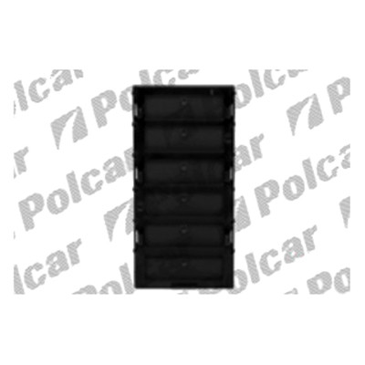 Решетка перед панели под вентилятор PSA Peugeot 308/407/3008/Citroen C4/C5 ор.1308V4 Polcar 57120415