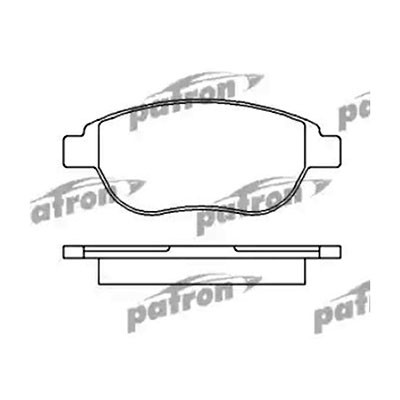 Колодки тормозные перед Peugeot 206/207/307/Citroen C3/C4 (для BOSCH) ор.425471 Patron PBP1476