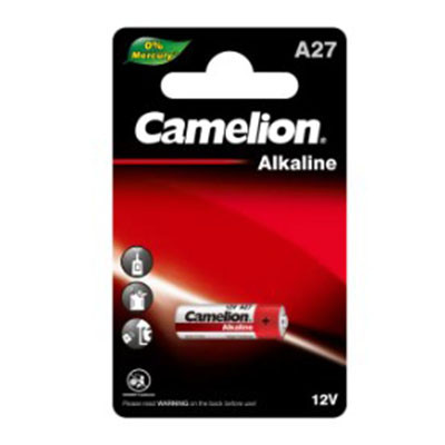 Батарейка A27 12V (пульт сигнализации) блистер 5шт. (цена за 1шт.) Camelion Alcaline A27BP5