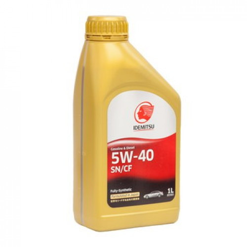 Масло моторное Idemitsu Fully-Synthetic 5W40 пластик A3/B4 SN/CF (1) 30015048724