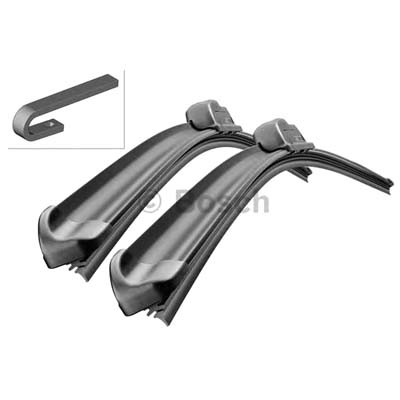 Щетка стеклоочистителя Peugeot 206/Solaris/Rio -17/Creta/Sorento Prime (к/т 2ед.) L650/L400 Крюк бескаркасная ор.6426KW Bosch 3397118911/AR653S