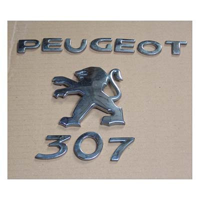 Эмблема Peugeot 307 большая 012858