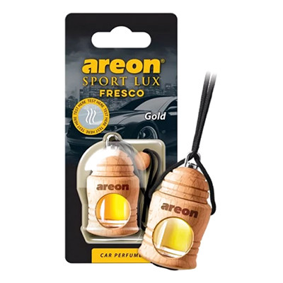 Ароматизатор на зеркало Areon Fresco бутылочка Sport Lux Gold 704051L01