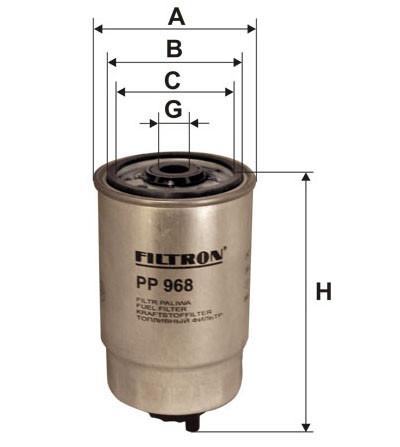 Фильтр топливный FILTRON PP968