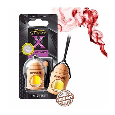 Ароматизатор на зеркало Areon Fresco бутылочка X Anti Tobacco 704051X04