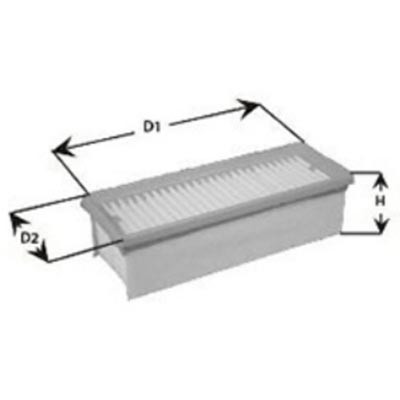 Фильтр воздушный Duster 1.5DCi 10>AP1349 ор.8200985420 CleanFilters MA3177