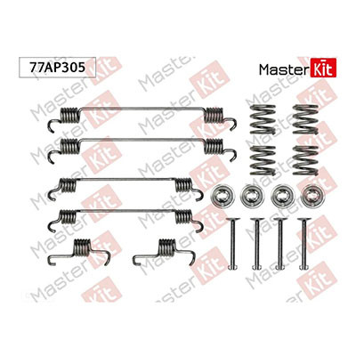 Рем.комплект крепления барабанных колодок Peugeot 107 ор.430870 Master Kit 77AP305