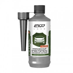 Комплексный очиститель топливной системы, присадка в бензин (на 40-60л) с насадкой Fuel System Cleaner 310мл LAVR Ln2123