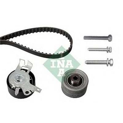 Ремень ГРМ комплект Peugeot 206/307/Citroen C4/С5 2,0-2,2 (EW10J4) (z=153*25,4) (ремень+2 ролика) 00-  ор.0831T4 INA 530023810