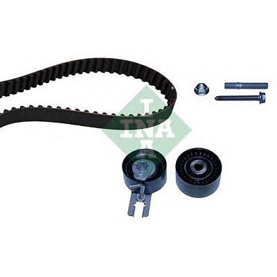 Ремень ГРМ комплект Focus-2/C-Max 1.6 HDi/Citroen C2/C3 1.6 HDi/Peugeot 206/207 1.6 HDi (z=137*25) (ремень+ролики 2шт) ор.1446648 INA 530037510