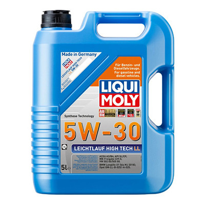 Масло моторное Liqui Moly Leichtlauf High Tech LL 5W30 A3/B4 SL/CF (5) 39007