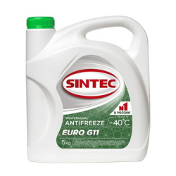Антифриз 5кг (зеленый) G11 -40 SINTEC 800523
